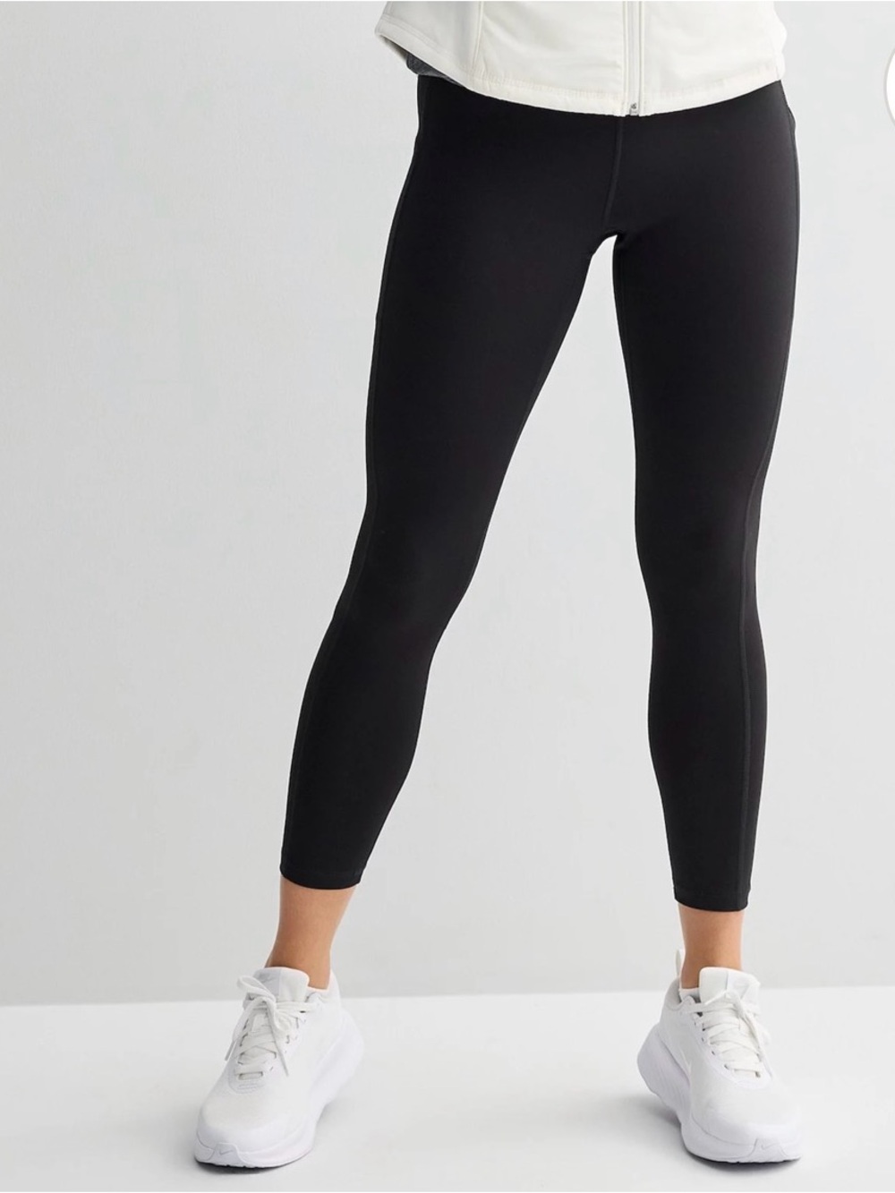 TEK-GEAR, SHINY Dark Plum , High Waisted, 7/8 leggings-Women